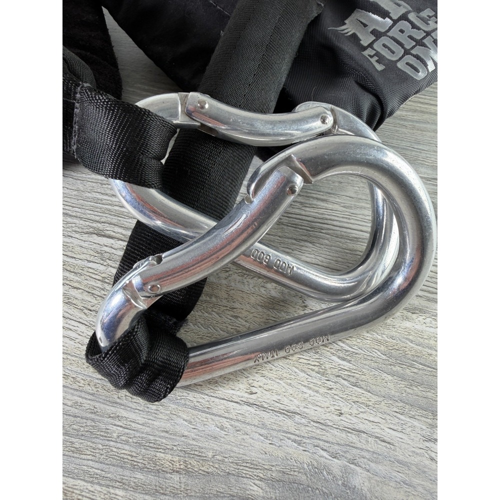 Hanging Ab Straps for Pull Up Bar Abdominal Training Slings & 2 Steel Carabiners - Picture 9 of 9